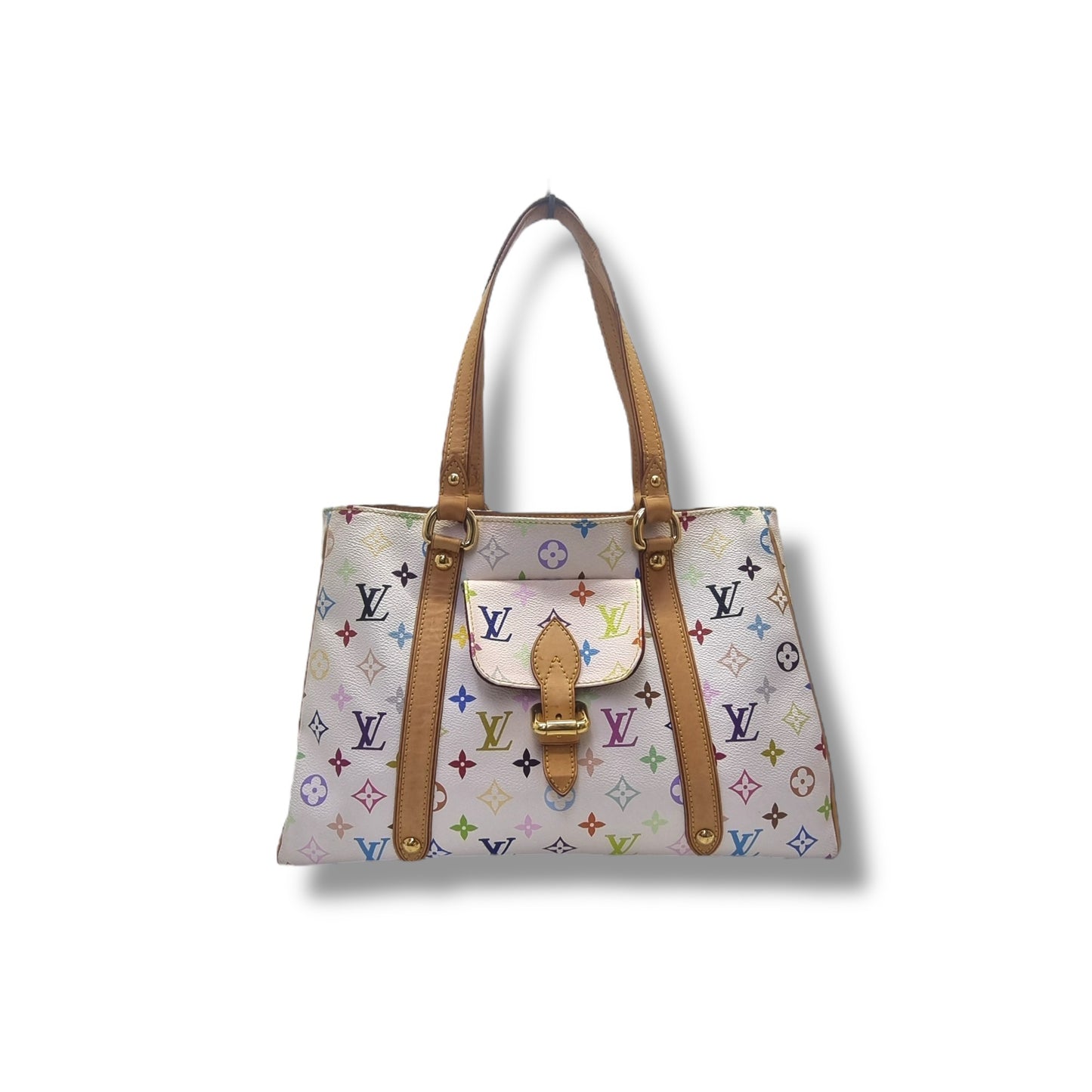 Louis Vuitton Aurelia MM Monogram Multicolor White Ghw
