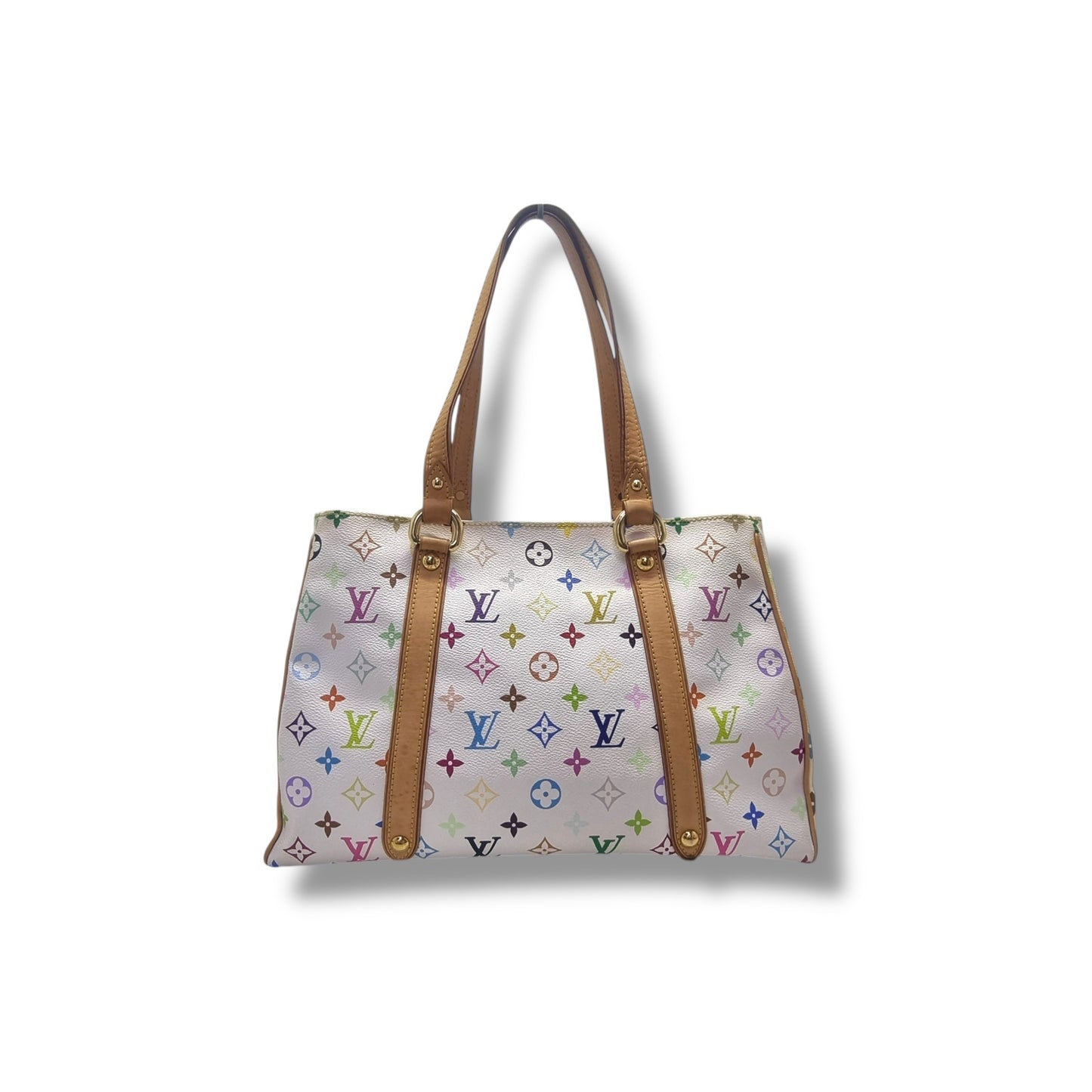 Louis Vuitton Aurelia MM Monogram Multicolor White Ghw