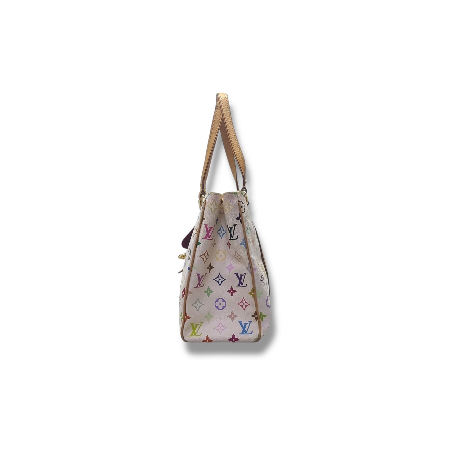 Louis Vuitton Aurelia MM Monogram Multicolor White Ghw