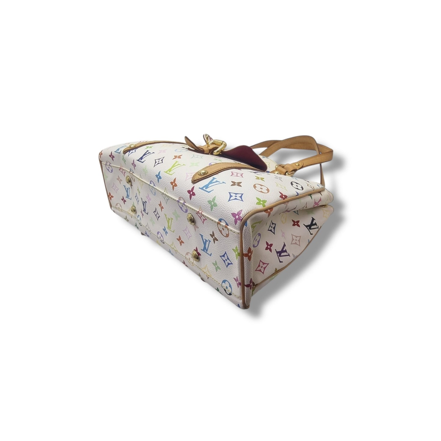 Louis Vuitton Aurelia MM Monogram Multicolor White Ghw