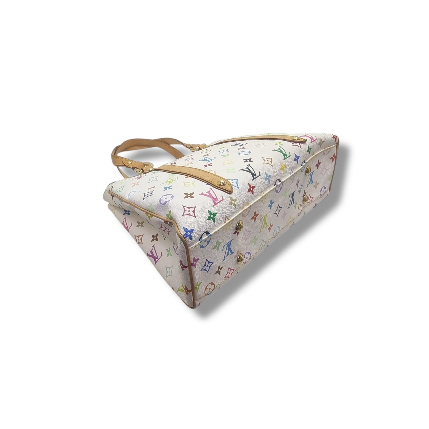Louis Vuitton Aurelia MM Monogram Multicolor White Ghw