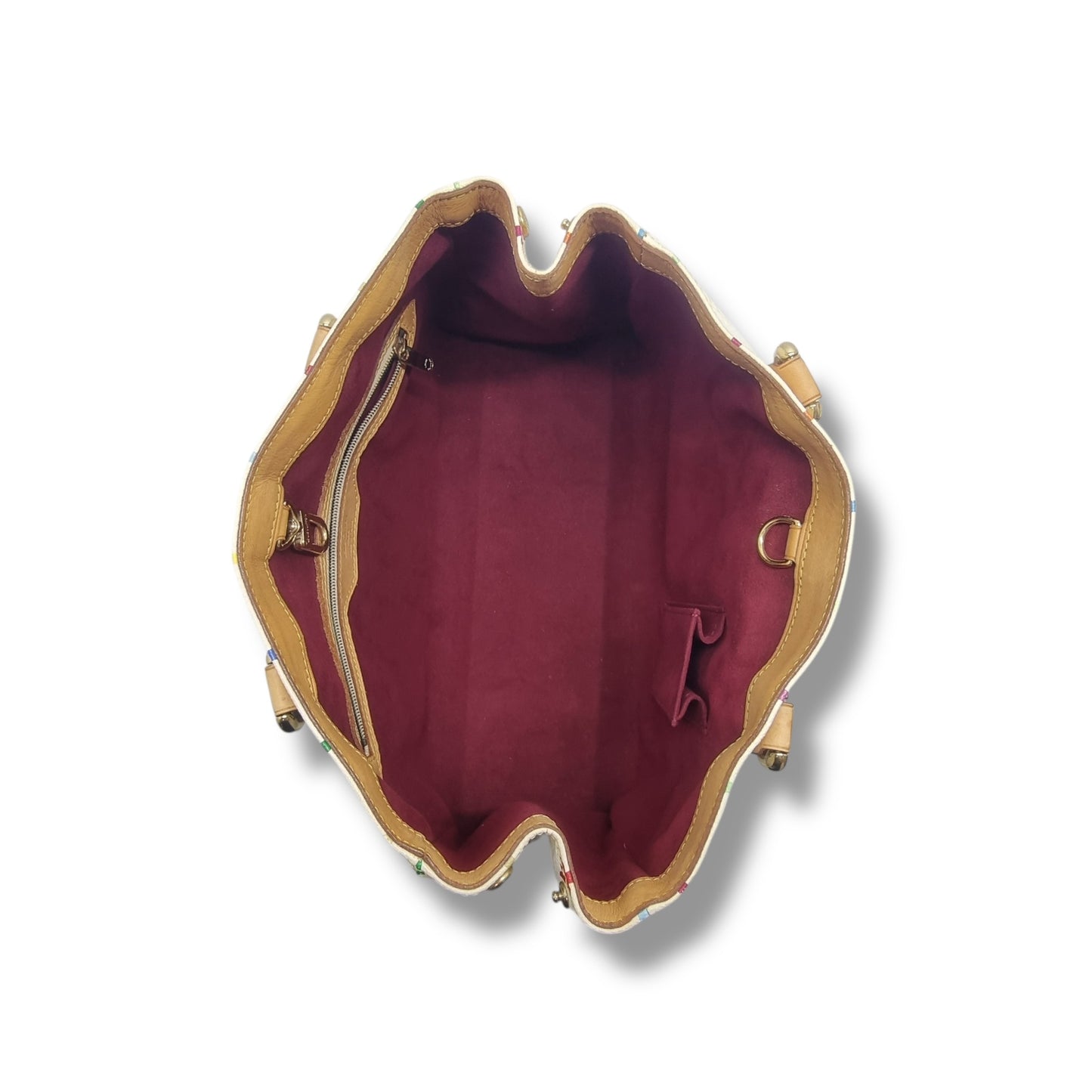 Louis Vuitton Aurelia MM Monogram Multicolor White Ghw