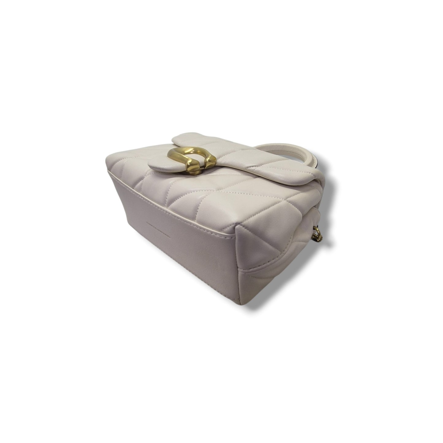Tabby Top Handle with Quilting Ghw (Chalk)