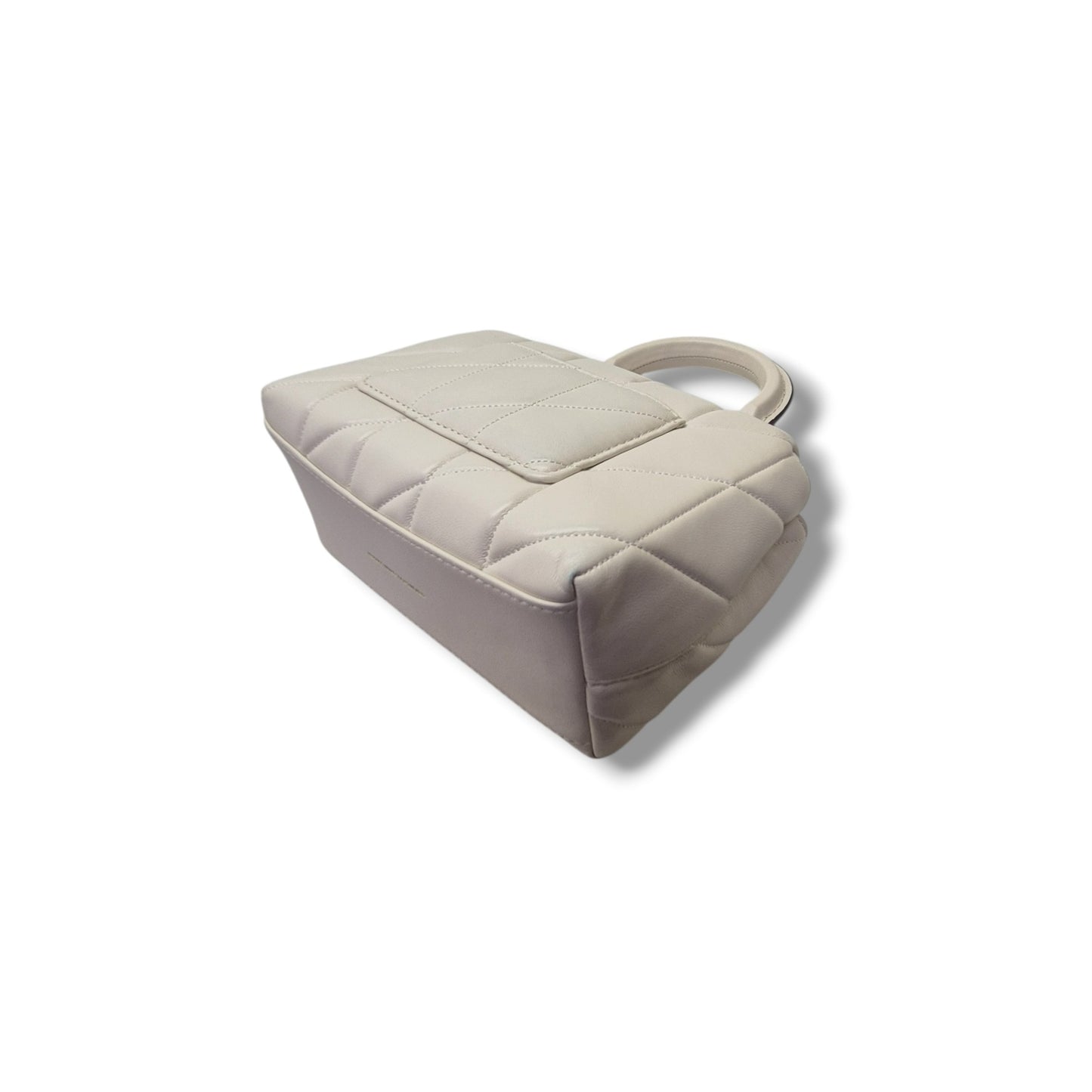 Tabby Top Handle with Quilting Ghw (Chalk)