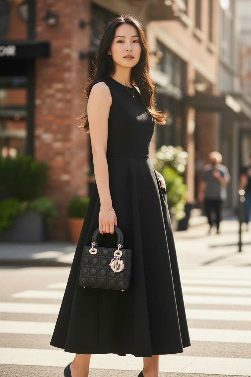 Christian Dior Lady Dior MYABCDior Small Tote Bag Ghw (Black)