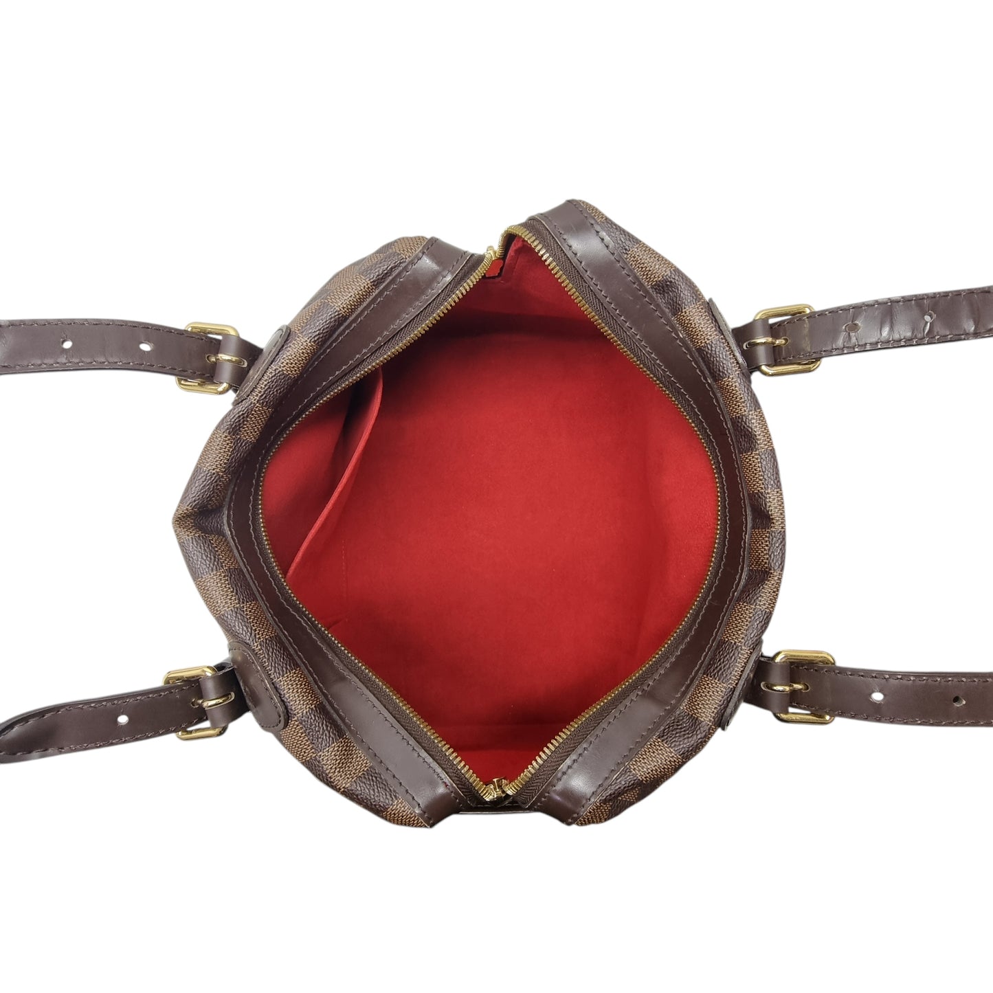 Louis Vuitton Berkeley Top Handle Bag Damier Ebene Ghw