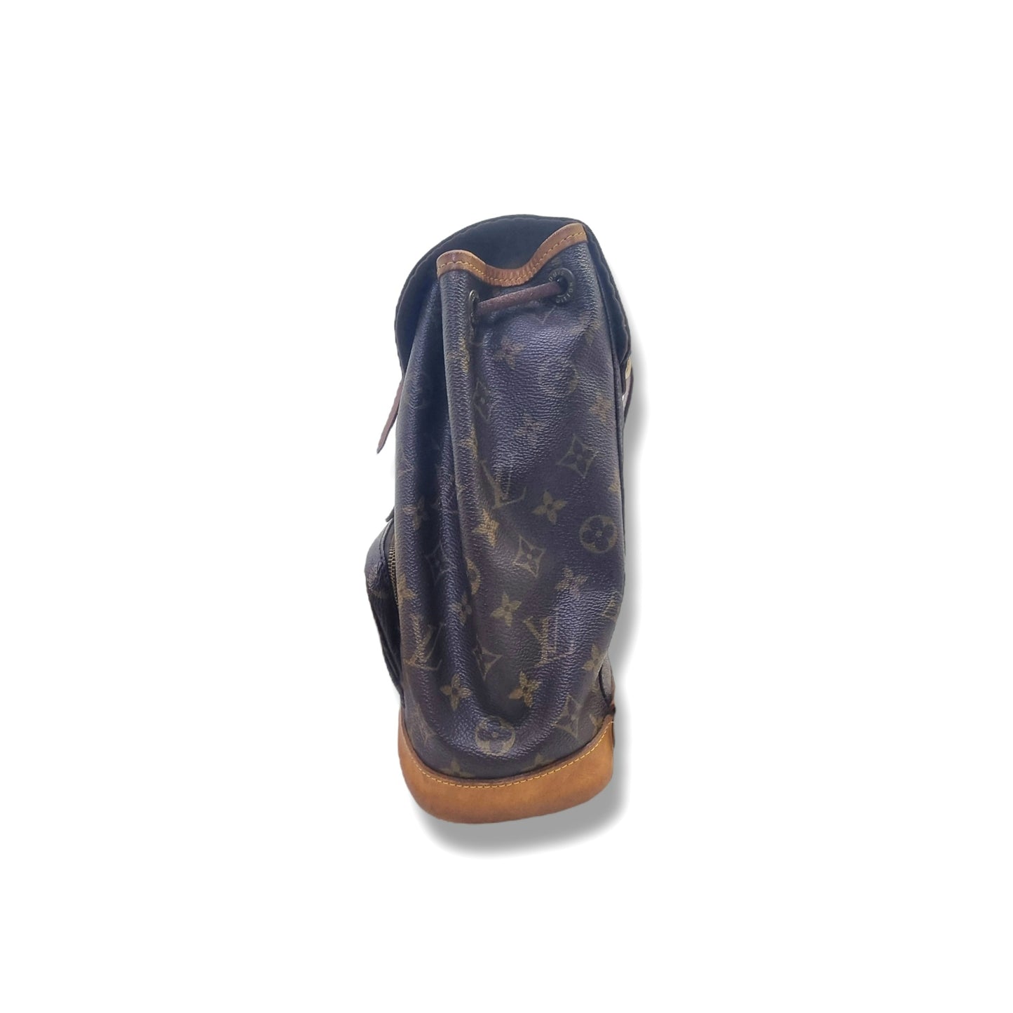 (Return-S) Louis Vuitton Montsouris Backpack MM Monogram Ghw