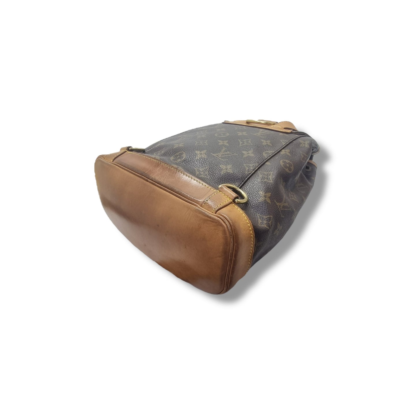 (Return-S) Louis Vuitton Montsouris Backpack MM Monogram Ghw