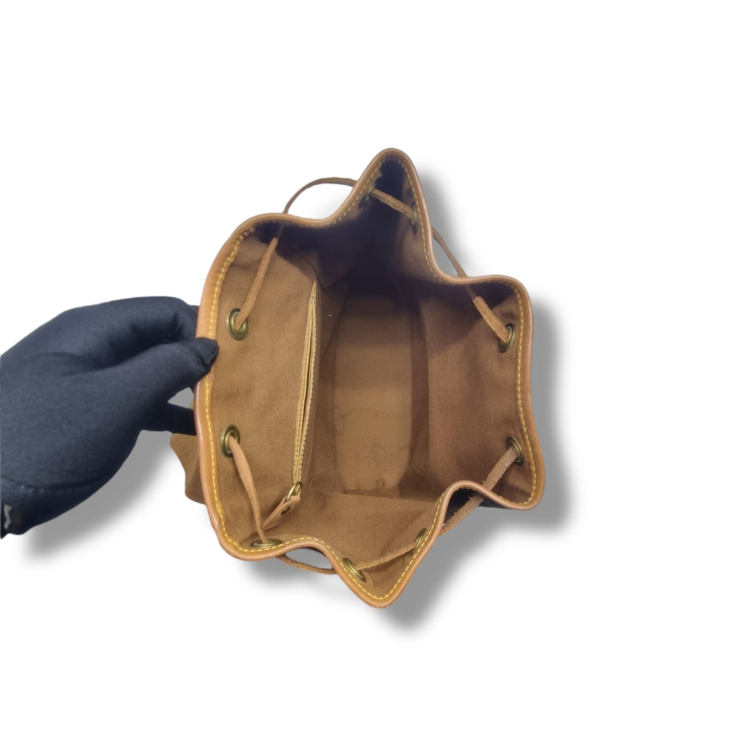 (Return-S) Louis Vuitton Montsouris Backpack MM Monogram Ghw