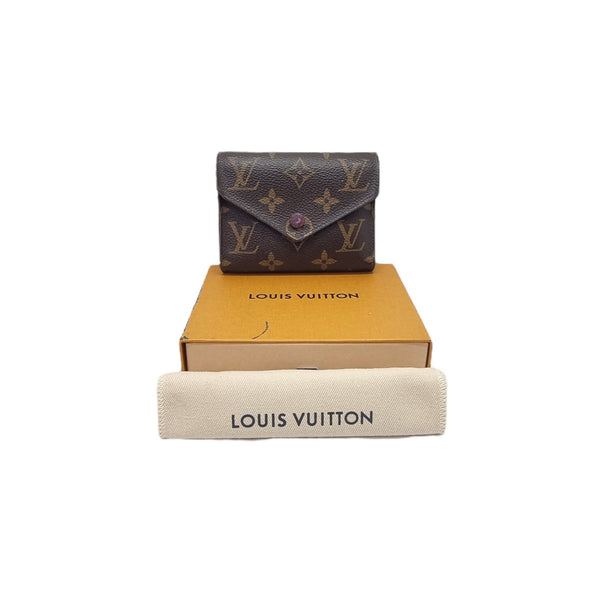 Louis Vuitton Victorine Wallet Monogram Ghw (Fuchsia)
