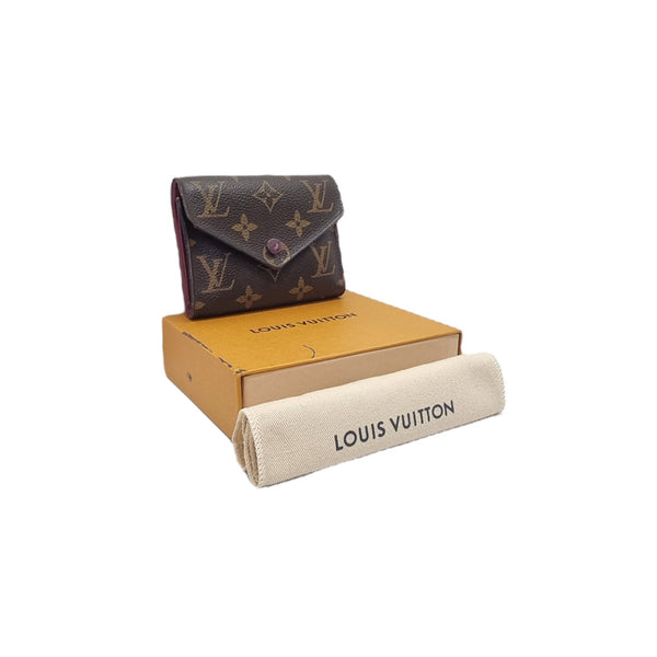 Louis Vuitton Victorine Wallet Monogram Ghw (Fuchsia)
