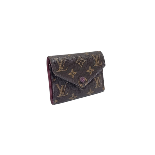 Louis Vuitton Victorine Wallet Monogram Ghw (Fuchsia)