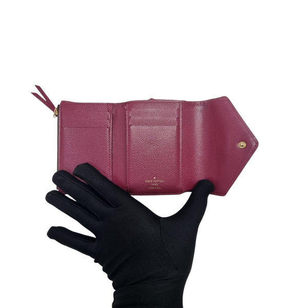 Louis Vuitton Victorine Wallet Monogram Ghw (Fuchsia)
