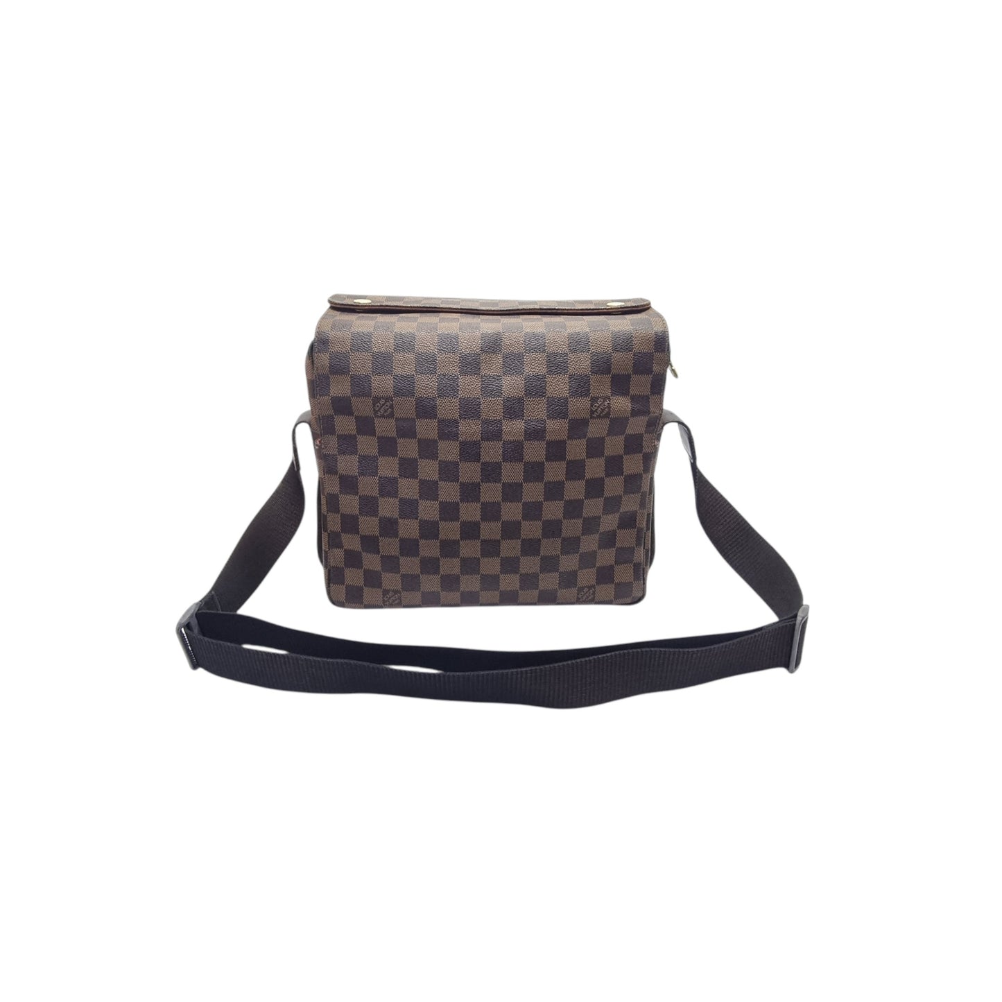 Louis Vuitton Naviglio Messenger Bag Damier Ebene Ghw