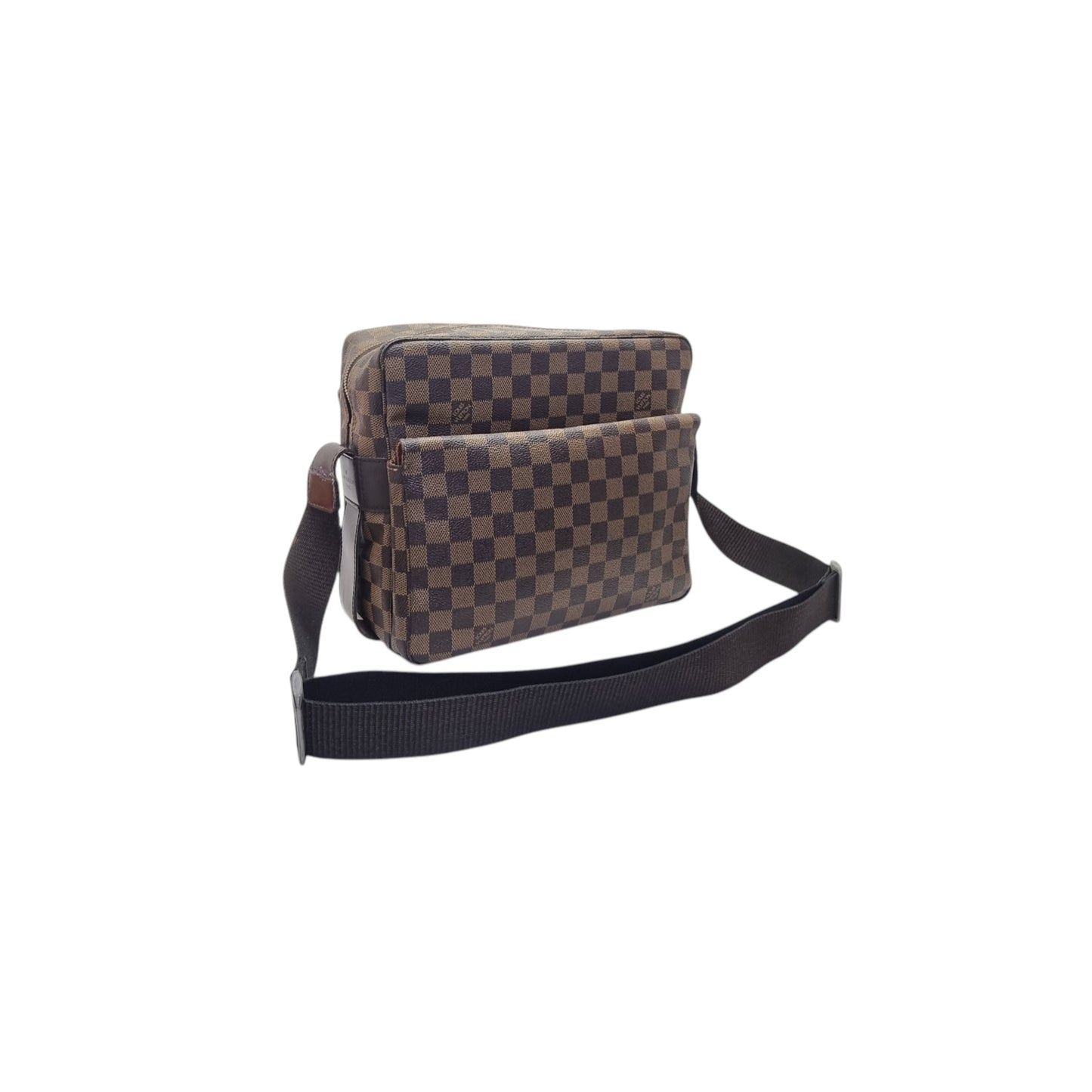 Louis Vuitton Naviglio Messenger Bag Damier Ebene Ghw