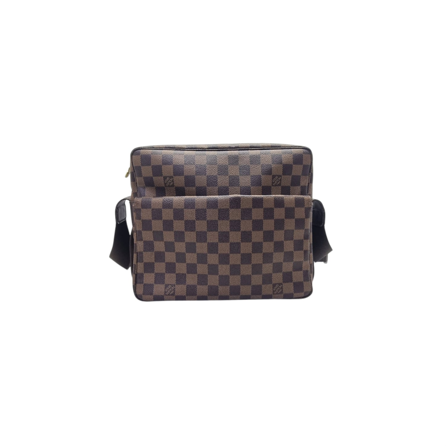 Louis Vuitton Naviglio Messenger Bag Damier Ebene Ghw