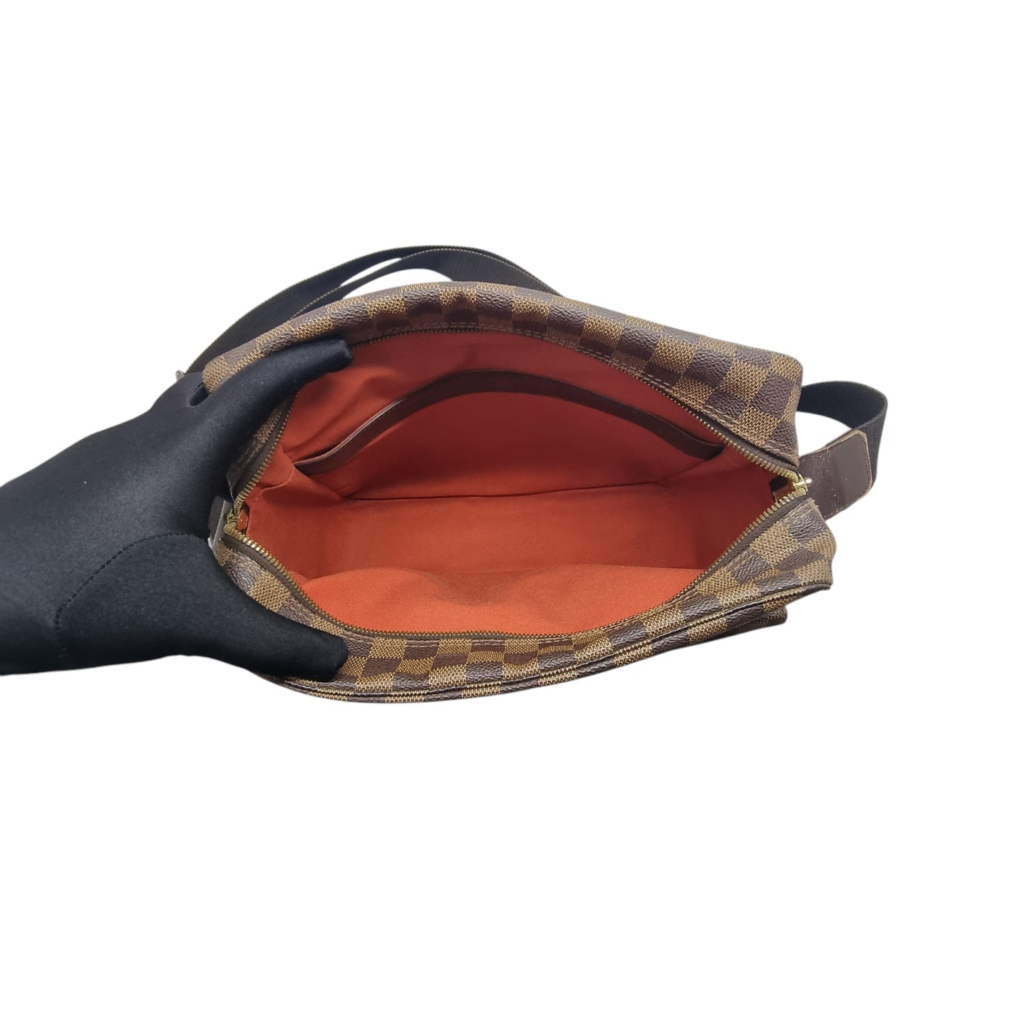 Louis Vuitton Naviglio Messenger Bag Damier Ebene Ghw