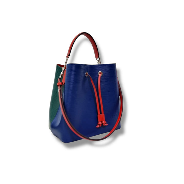 Louis Vuitton Neo Noe MM Epi Shw (Blue/Green Red)