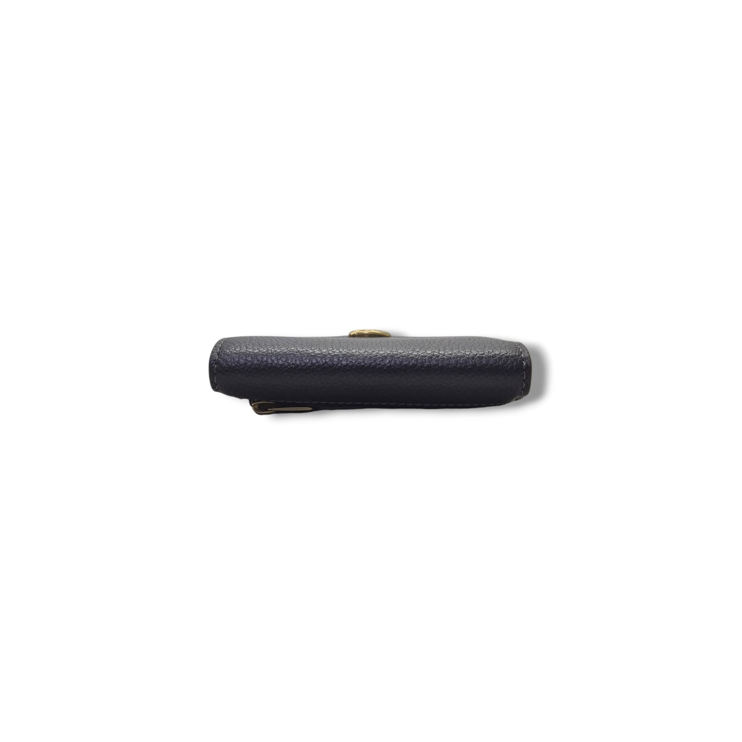 Coach Mila Small Flap Wallet Ghw (Black)