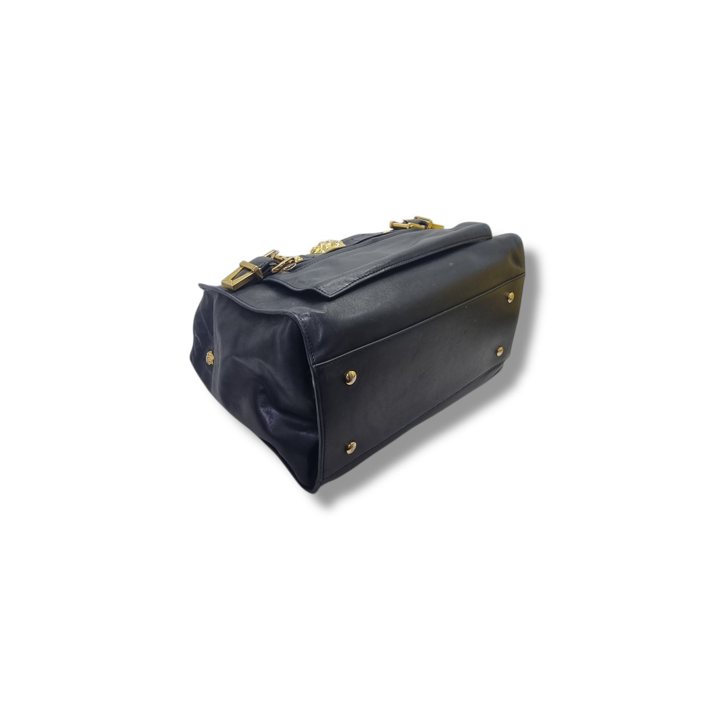 Versace Donna Palazzo Tote Ghw Black