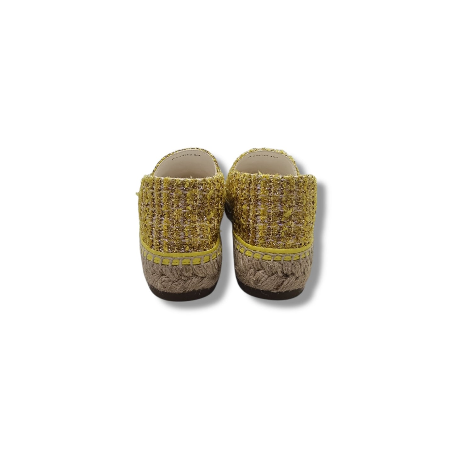 Chanel Espadrilles Metallic Gold Tweet (Yellow/Black)