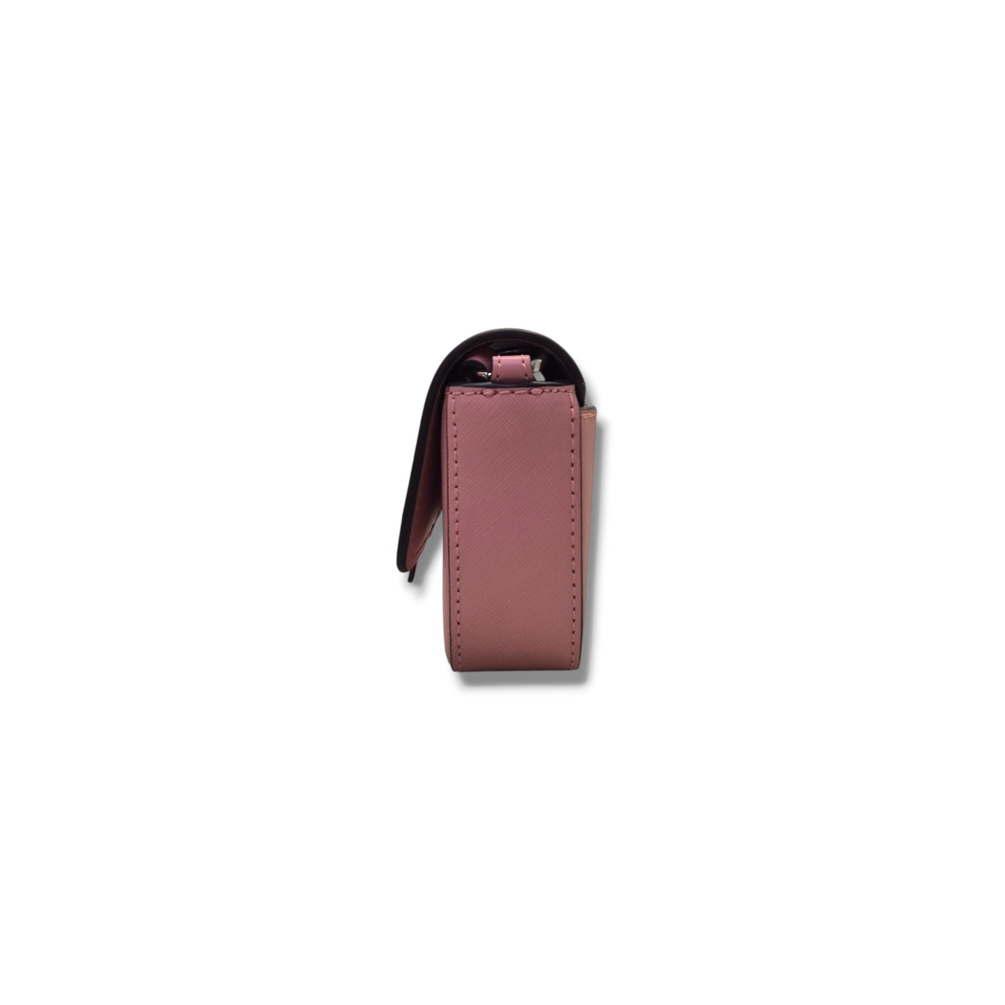 Michael Kors Greenwich Extra Small Saffiano Leather Crossbody Shw (Pink)