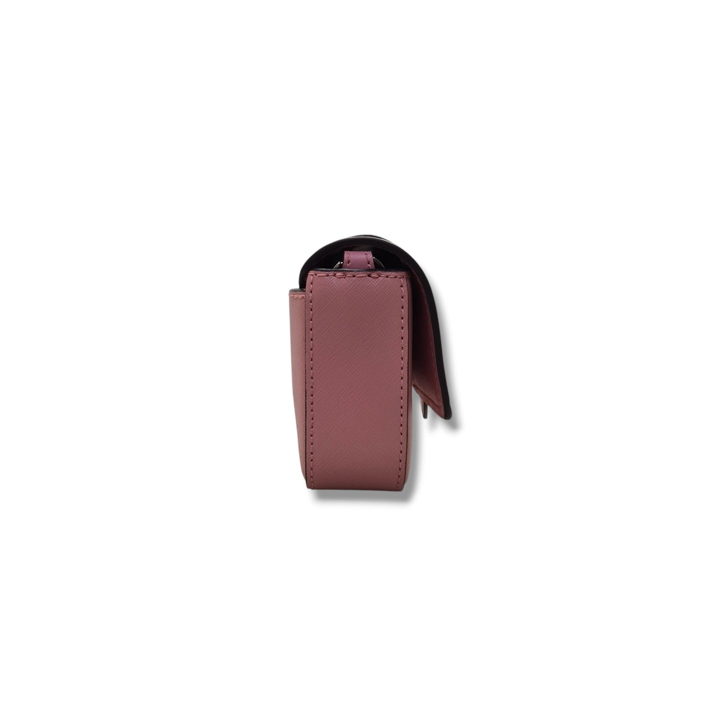Michael Kors Greenwich Extra Small Saffiano Leather Crossbody Shw (Pink)