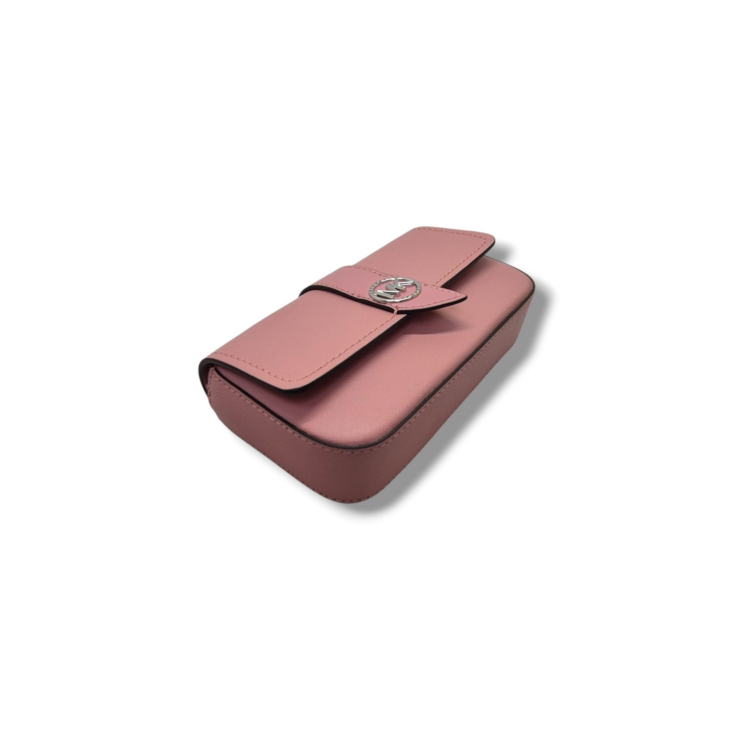 Michael Kors Greenwich Extra Small Saffiano Leather Crossbody Shw (Pink)