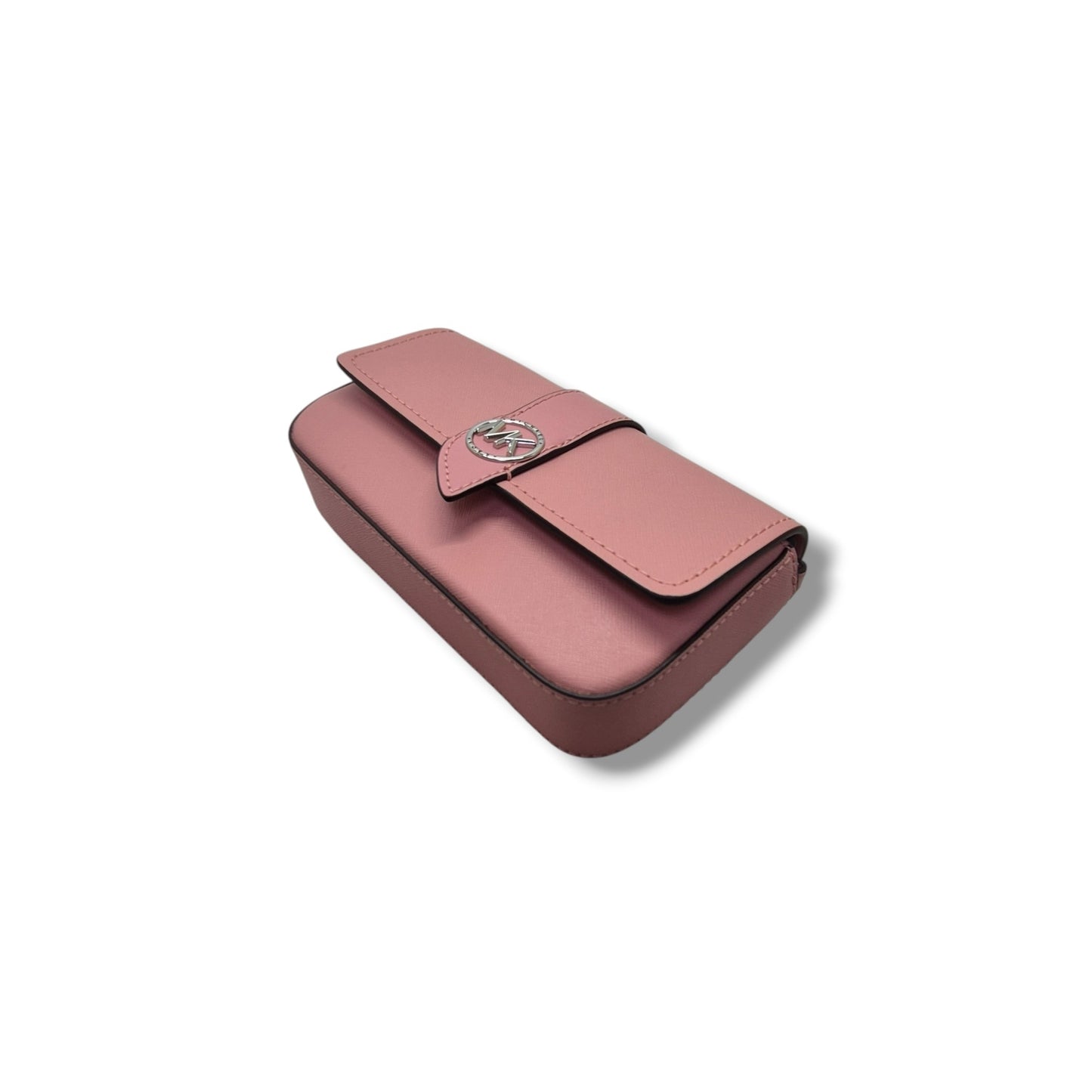 Michael Kors Greenwich Extra Small Saffiano Leather Crossbody Shw (Pink)