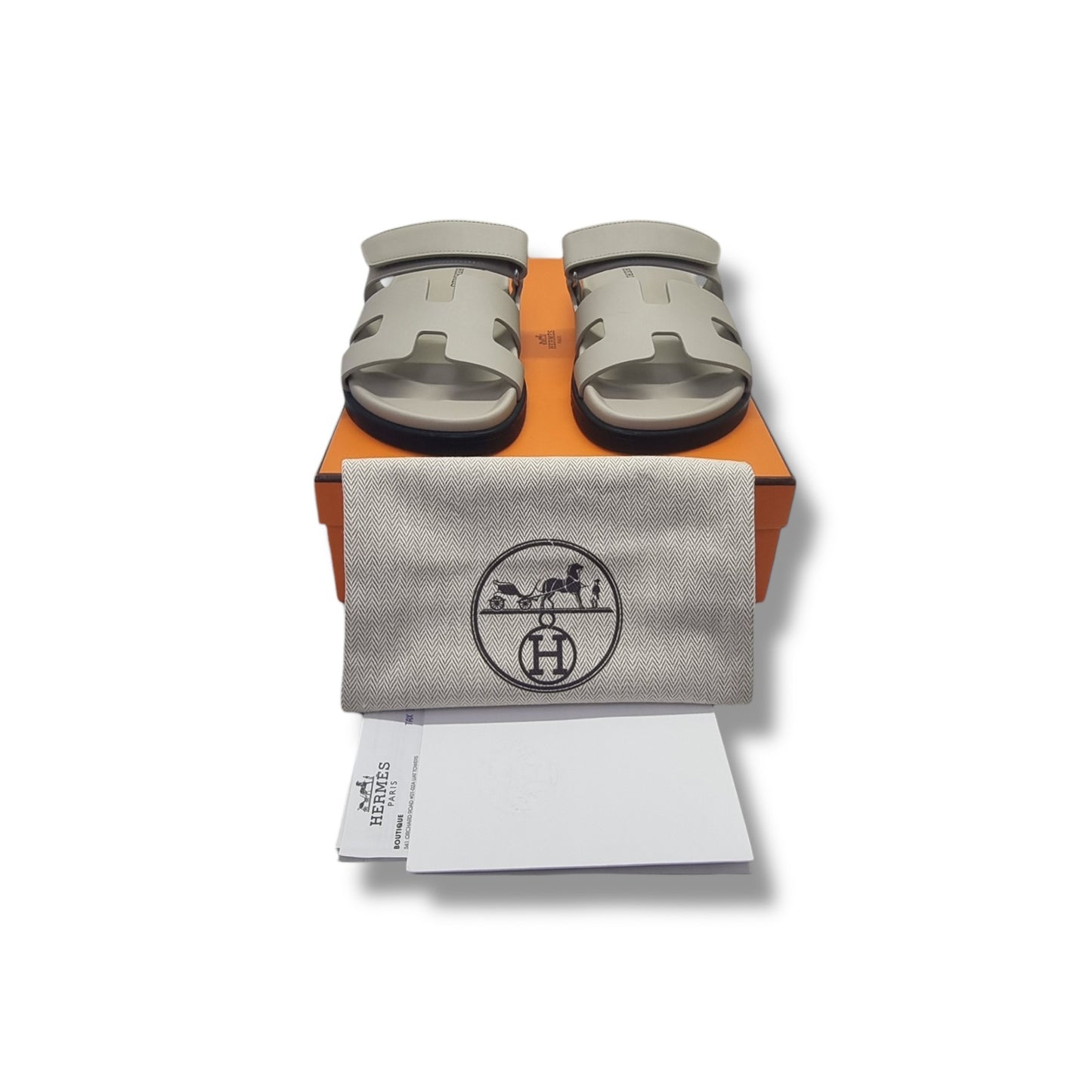 Hermes Chypre Sandal (Beige Esquisse)