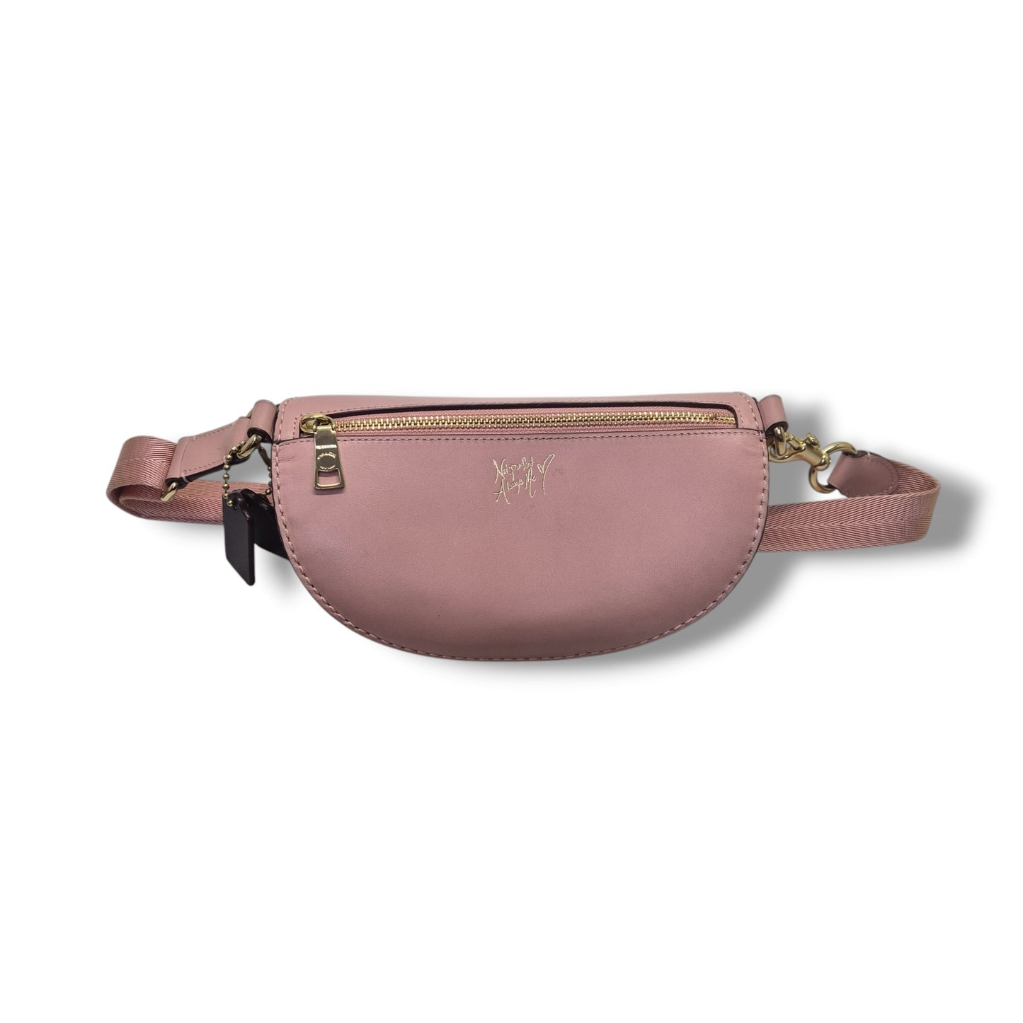 Coach Selena Soft Leather Waist Bag Ghw (Pink)