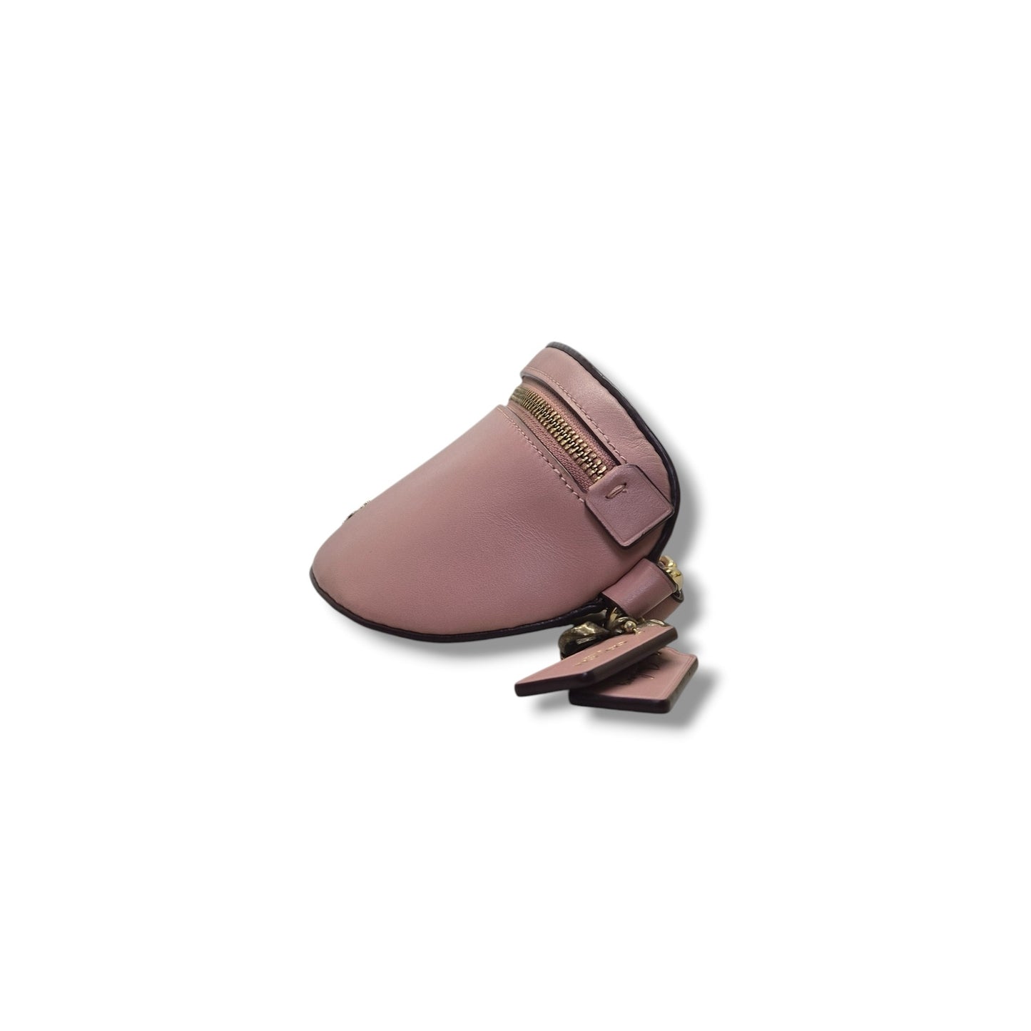Coach Selena Soft Leather Waist Bag Ghw (Pink)