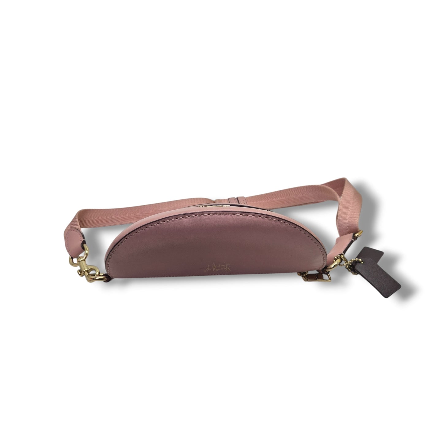 Coach Selena Soft Leather Waist Bag Ghw (Pink)