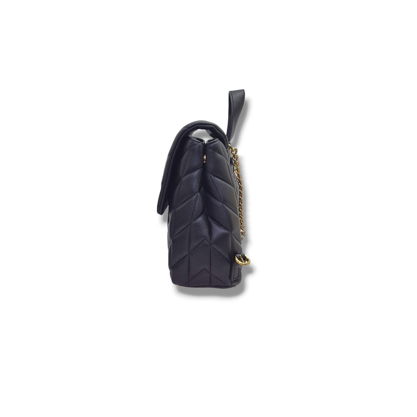 Karl Lagerfeld Paris Lafayette Leather Backpack Ghw (Black)