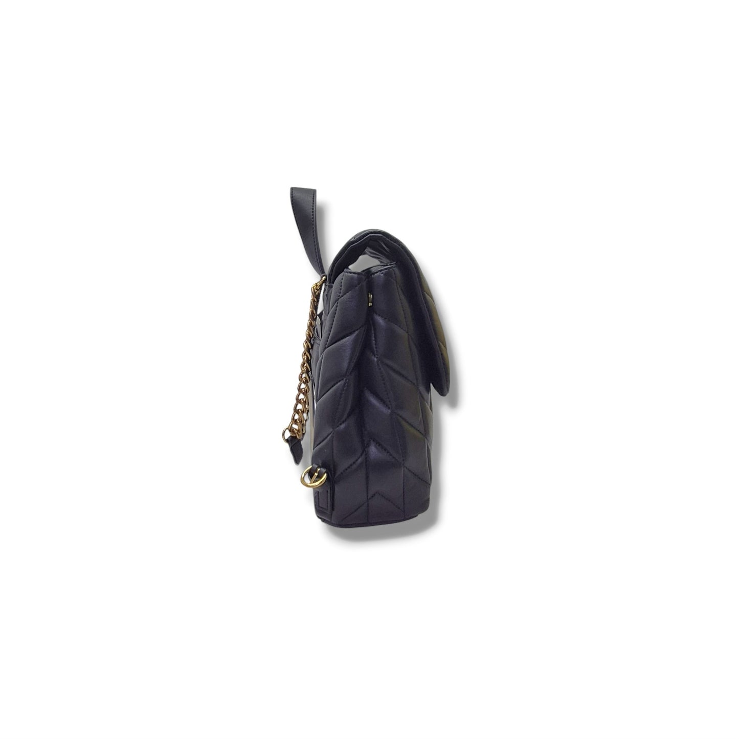 Karl Lagerfeld Paris Lafayette Leather Backpack Ghw (Black)