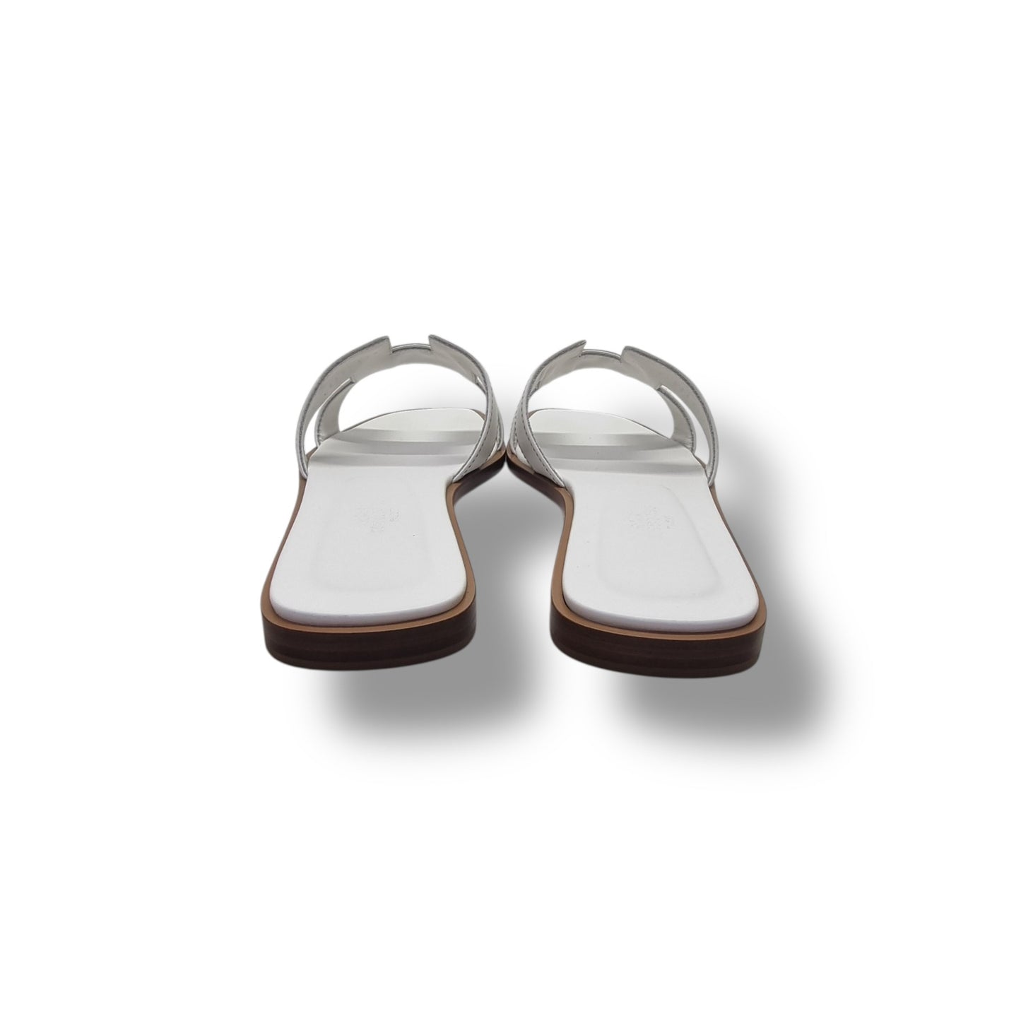 Hermes Oran Sandal (White)