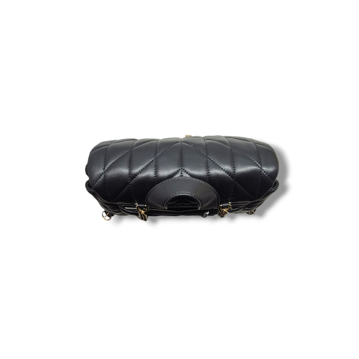 Karl Lagerfeld Paris Lafayette Leather Backpack Ghw (Black)