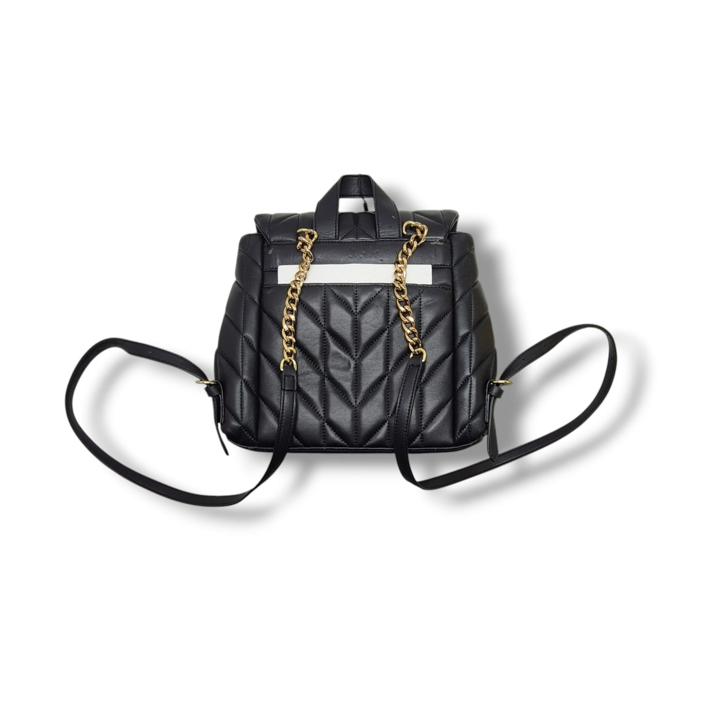 Karl Lagerfeld Paris Lafayette Leather Backpack Ghw (Black)
