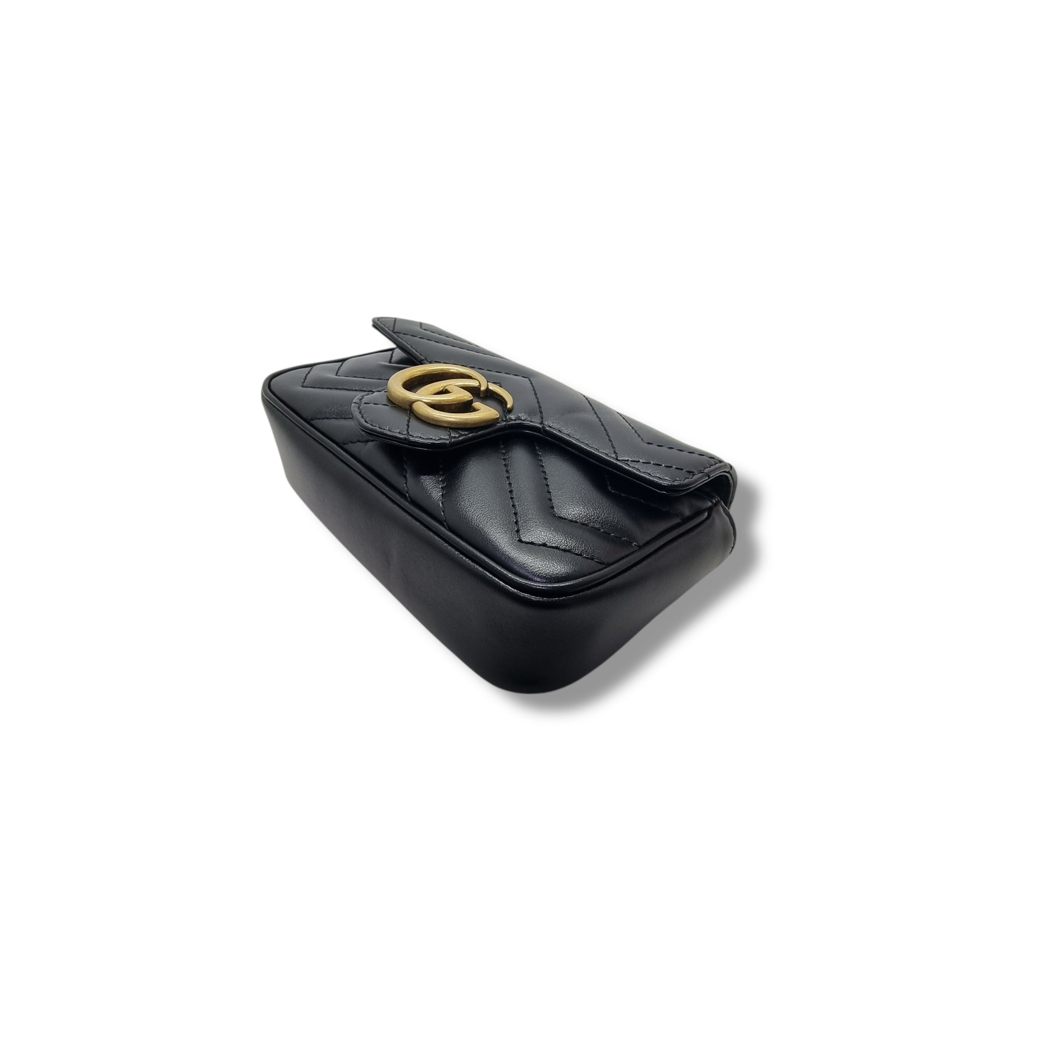 【GUCCI】Super Mini GG Mamong Matelasse Cross Bag/送料込み GUCCI GG Marmont Matelasse Super Mini Bag | 古馳超級迷你相機
