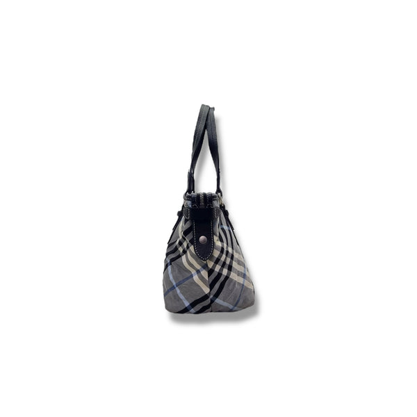Blue Label Burberry Nova Check Canvas Shoulder Bag Shw (Gray)