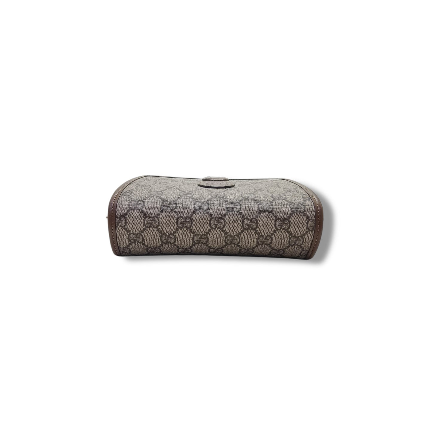 Gucci GG Mini Interlocking Canvas Crossbody Ghw (Beige Brown)