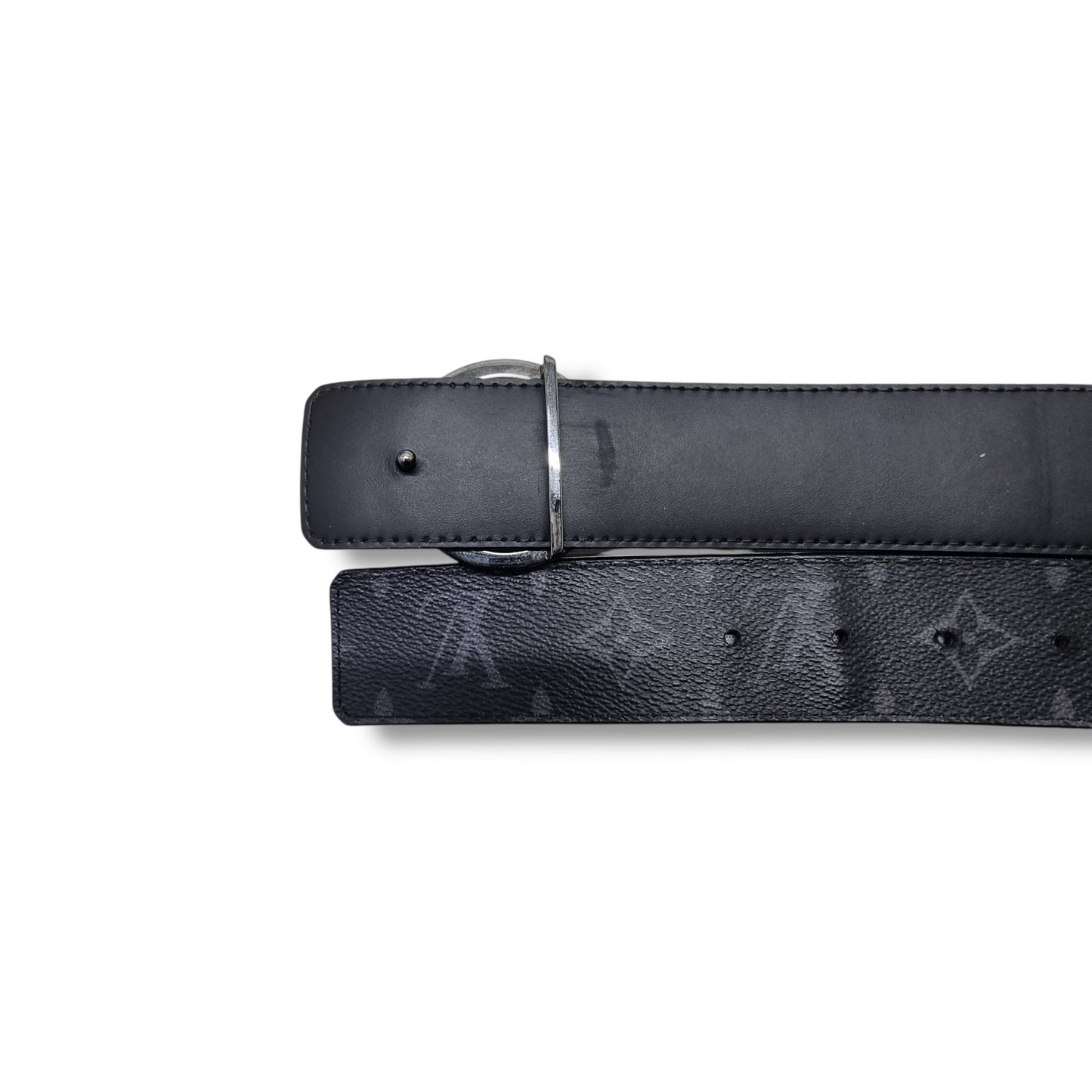 Louis Vuitton Belt Initiales Reversible Monogram Eclipse Black HW