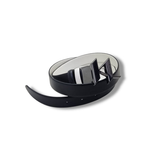 Karl Lagerfeld  K/ Monogram  Reversible Belt Shw (Black/White)