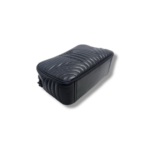 Prada Diagramme Soft Calfskin Camera Bag Bhw (Black)