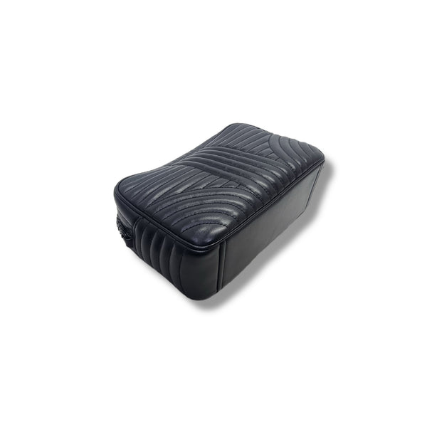Prada Diagramme Soft Calfskin Camera Bag Bhw (Black)