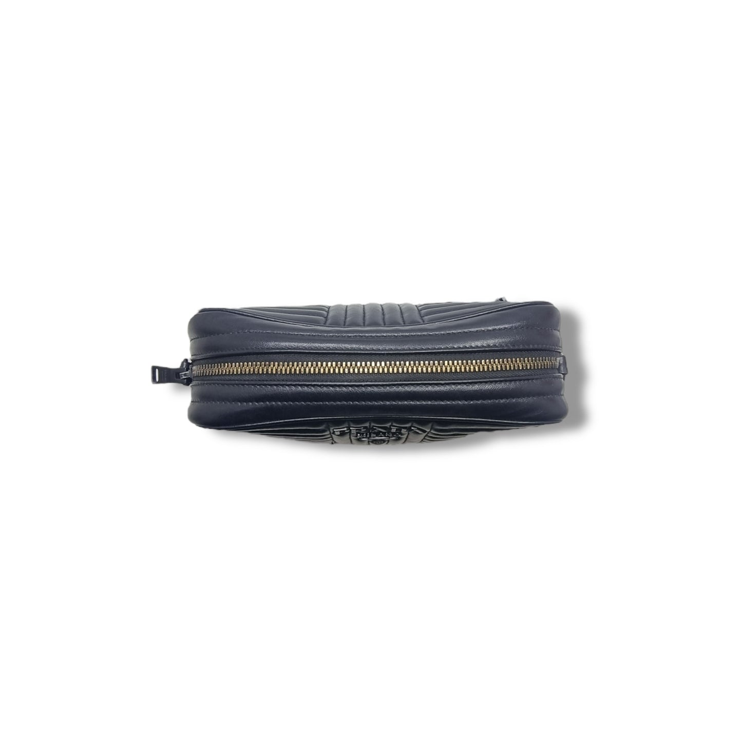 Prada Diagramme Soft Calfskin Camera Bag Bhw (Black)