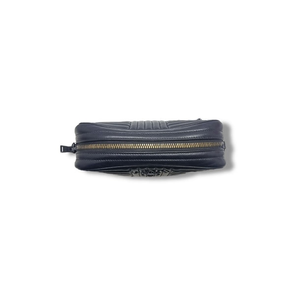 Prada Diagramme Soft Calfskin Camera Bag Bhw (Black)