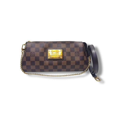 Louis Vuitton Eva Clutch Damier Ebene Ghw