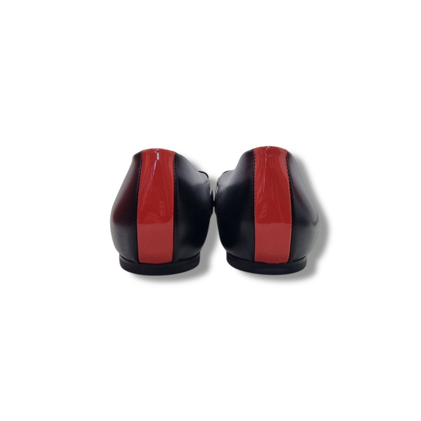 Salvatore Ferragamo Vara Bow Ballet Flats (Black/Red)