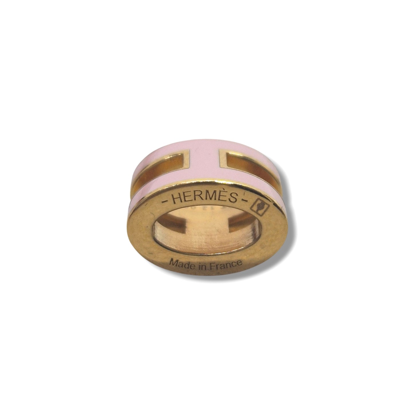 Hermes Necklace Pendant Mini Pop H Ghw (Rose Dragee)